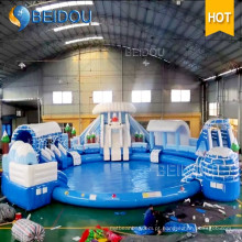 Popular gigante comercial piscinas infláveis ​​adultos grande piscina inflável